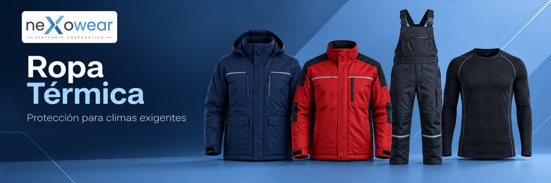 Ropa térmica de trabajo neXowear: parkas, casaca, jardinera y primera capa