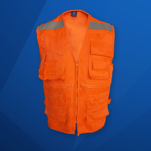 Chaleco Geólogo de Gabardina, REF 204 – ropa de trabajo NEXOWEAR