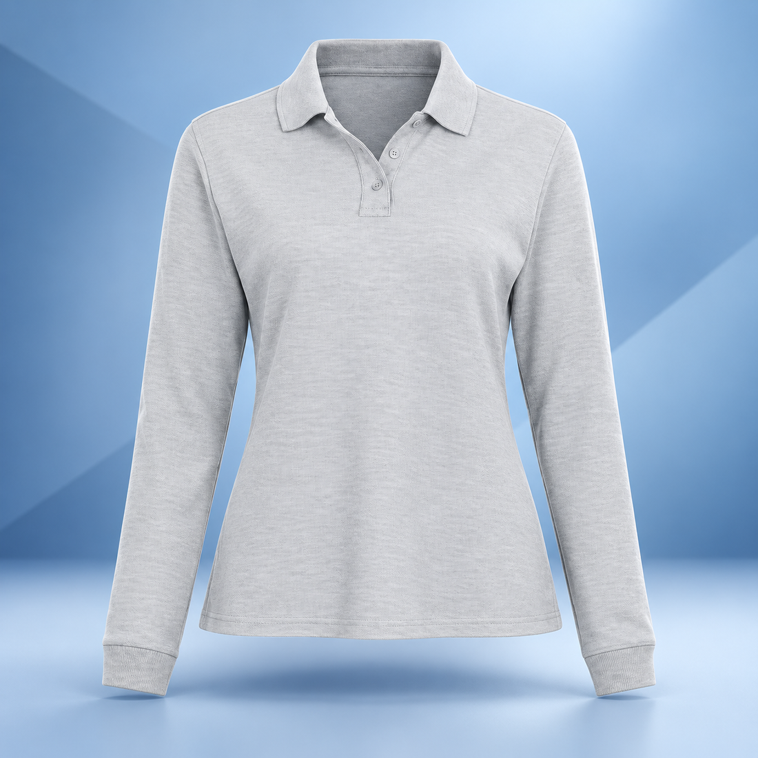 Polera Piqué Mujer Manga Larga, REF 102 – vestuario corporativo NEXOWEAR
