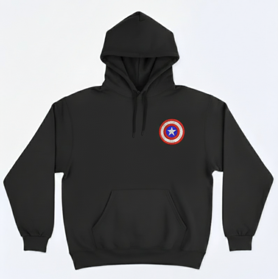 Polerón bordado Capitán América (Marvel) personalizado - Nexowear.cl